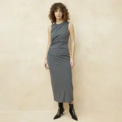 BASEMENT - Vestido Mujer Medio Casual