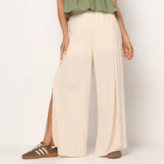 DOO AUSTRALIA - Pantalón Palazzo Mujer Tiro alto
