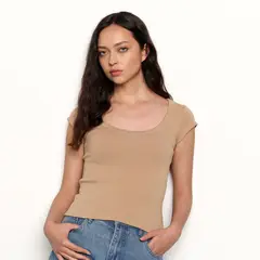 DENIMLAB - Camiseta Mujer Manga corta
