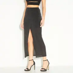 MOSSIMO - Falda Midi Mujer Brillante