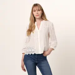 UNIVERSITY CLUB - Blusa Mujer Ojalillo Manga 3/4