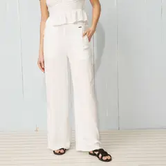 DOO AUSTRALIA - Pantalón Palazzo Mujer Tiro medio Estampado