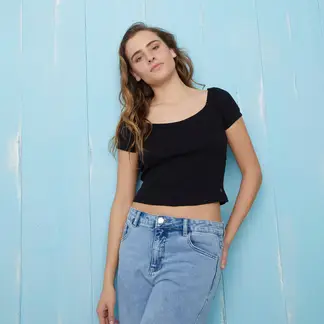 DOO AUSTRALIA - Camiseta Mujer Manga corta de Algodón