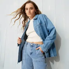 DOO AUSTRALIA - Chaqueta de jean Mujer de Algodón