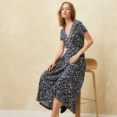 UNIVERSITY CLUB - Vestido Medio Casual con Estampado para Mujer