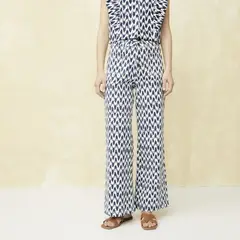 UNIVERSITY CLUB - Pantalón Recto Mujer Tiro alto