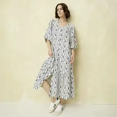 UNIVERSITY CLUB - Vestido Mujer Largo Casual con Estampado