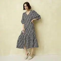 UNIVERSITY CLUB - Vestido Mujer Largo Casual con Estampado