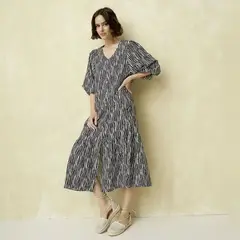 UNIVERSITY CLUB - Vestido Mujer Largo Casual con Estampado