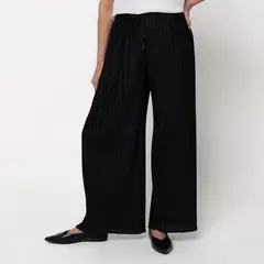 APOLOGY - Pantalón Recto Mujer Tiro alto Plisada