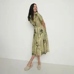 APOLOGY - Vestido camisero Mujer Medio Casual con Flores