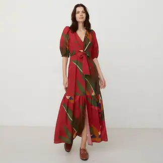 APOLOGY - Vestido Mujer Largo Casual con Estampado