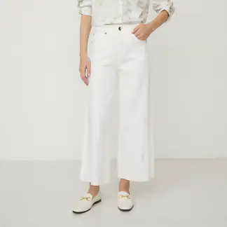 APOLOGY - Jean Culotte Mujer Tiro medio con Bordado