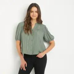 APOLOGY - Blusa Mujer Estampado Manga 3/4