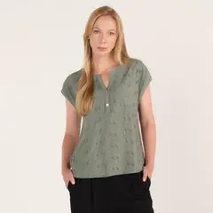 APOLOGY - Blusa Mujer con Ojalillo Sin mangas