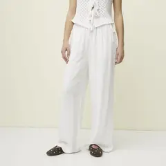 SYBILLA - Pantalón Recto Mujer Tiro alto