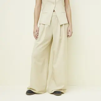 SYBILLA - Pantalón Recto Mujer Tiro medio