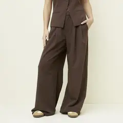 SYBILLA - Pantalón Recto Mujer Tiro medio