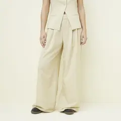 SYBILLA - Pantalón Recto Mujer Tiro medio