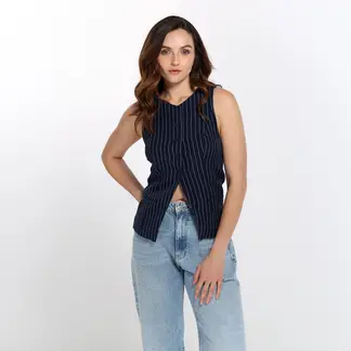 SYBILLA - Blusa Mujer Sin mangas