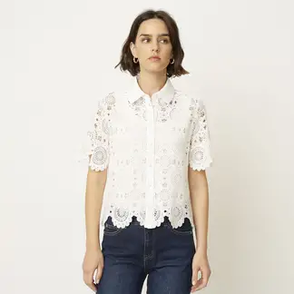 BASEMENT - Blusa Mujer Tejido Manga corta de Algodón