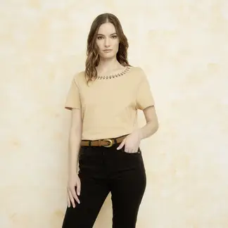 SOUTHLAND - Camiseta Mujer con Estampado Manga corta
