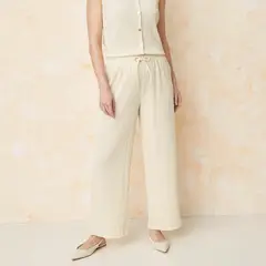SOUTHLAND - Pantalón Recto Mujer Tiro alto