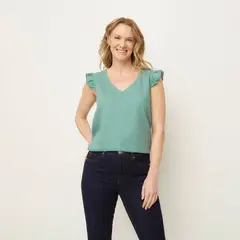 NEWPORT - Blusa Mujer con Estampado Sin mangas
