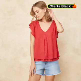 BASEMENT - Camiseta Mujer Manga corta