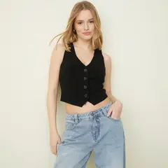 SYBILLA - Blusa Mujer Sin mangas