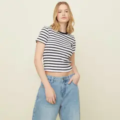 SYBILLA - Camiseta Mujer Manga corta de Algodón