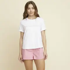 BENETTON - Pijama Mujer Corto Manga corta de Algodón
