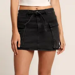 DOO AUSTRALIA - Falda de jean Mini Mujer