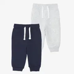 YAMP - Jogger Bebé niño Pack de 2 unidades con Cintura elásticada Algodón