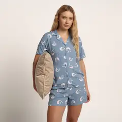 DISNEY - Pijama para Mujer Manga corta
