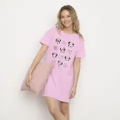 DISNEY - Camison para Mujer Manga corta de Algodón