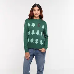 ELV - Saco Navideño para Niña con Estampado