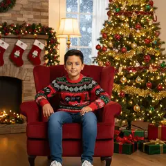 FEDERATION - Saco Navideño para Niño con Estampado