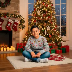 FEDERATION - Saco Navideño para Niño con Estampado