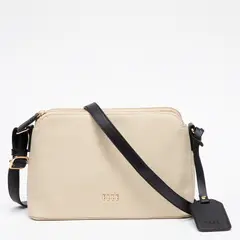 ELLE - Cartera para Mujer BOLSO CRUZADO C2CBE202V2 BLACK LOGO ST