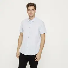 NEWPORT - Camisa Hombre Manga corta de Algodón
