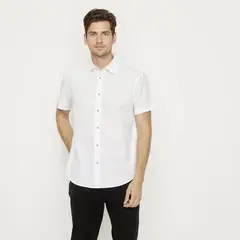 NEWPORT - Camisa Hombre Manga corta de Algodón