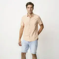 NEWPORT - Camisa Hombre Manga corta de Algodón