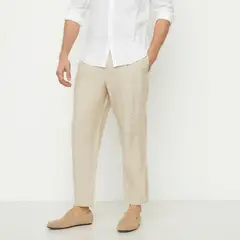 WOLF & HANK - Pantalón Chino Hombre Recto Lino