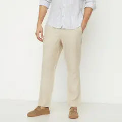 WOLF & HANK - Pantalón Chino Hombre Recto Lino