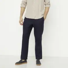 WOLF & HANK - Pantalón Chino Hombre Recto Lino
