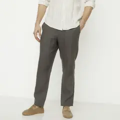 WOLF & HANK - Pantalón Chino Hombre Recto Lino