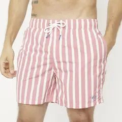 LA MARTINA - Pantaloneta de baño Hombre de Rayas Con forro