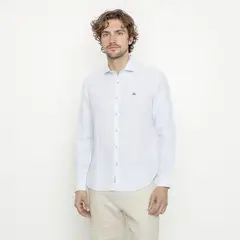 CASCAIS - Camisa Hombre de Rayas Manga larga