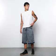 DENIMLAB - Bermuda de jean Hombre